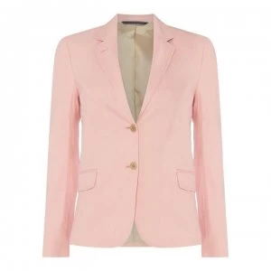 Image of Gant Linen Blazer - 659 SUMMER ROSE