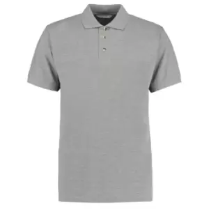 Image of Kustom Kit Workwear Mens Short Sleeve Polo Shirt (S) (Heather Grey)