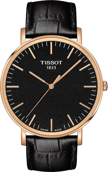 Image of Tissot Watch Everytime Large Mens - Black TS-1021