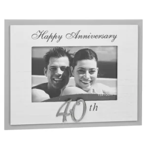Image of Modern Anniversary Frame 40th