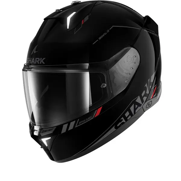 Image of Shark SKWAL i3 Blank SP Black Anthracite Red KAR Full Face Helmet S