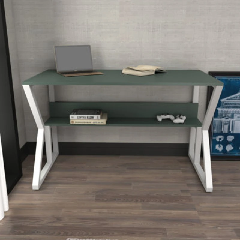 Image of Decorotika Wake Study And Writing Desk Green And White