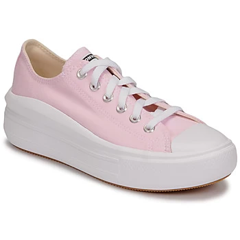 Image of Converse CHUCK TAYLOR ALL STAR MOVE SEASONAL COLOR OX womens Shoes Trainers in Pink,2.5,3,3.5,4,4.5,5,5.5,6,6.5,7,7.5,8
