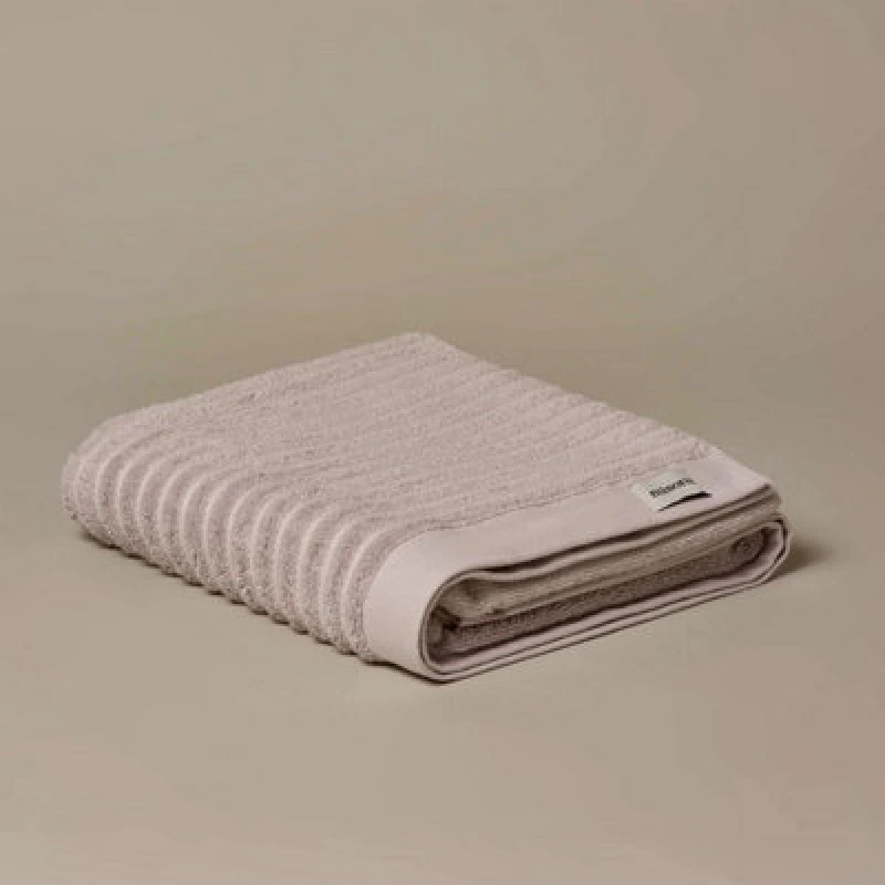 Image of Misona Organic Cotton Bath Sheet - Light Grey