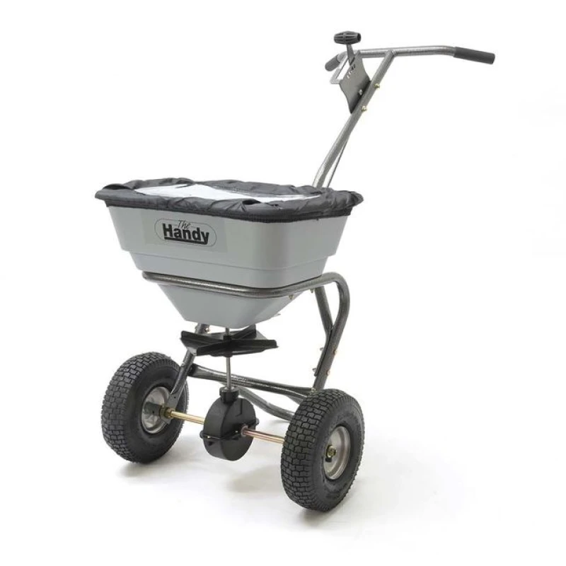 Image of Handy THS70SALTHDUTY Stainless Steel Heavy Duty Push Feed, Grass and Salt Broadcast Spreader THS70SALTHDUTY Weight Capacity: 32kg
