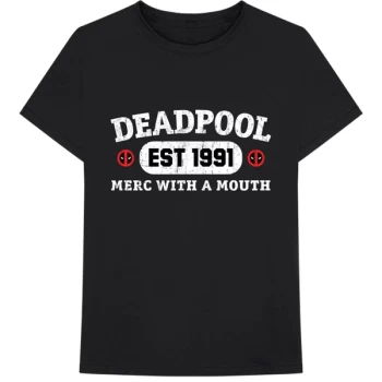 Image of Marvel Comics - Deadpool Merc With A Mouth Unisex Medium T-Shirt - Black