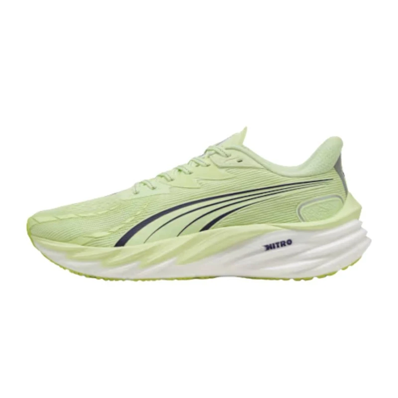 Image of Puma Velocity NITRO 4 Yellow White SS26 Shoes, Size 43 - EUR