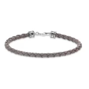 Image of THOMAS SABO Rebel At Heart braided Nappa leather Bracelet
