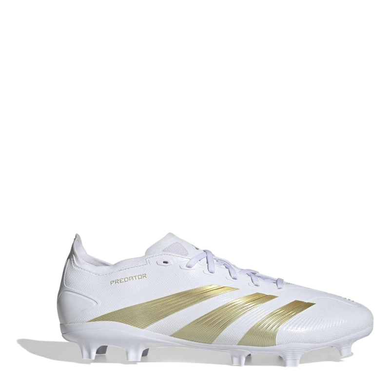 Image of adidas Predator 24 League Firm Ground Boots - White White 7