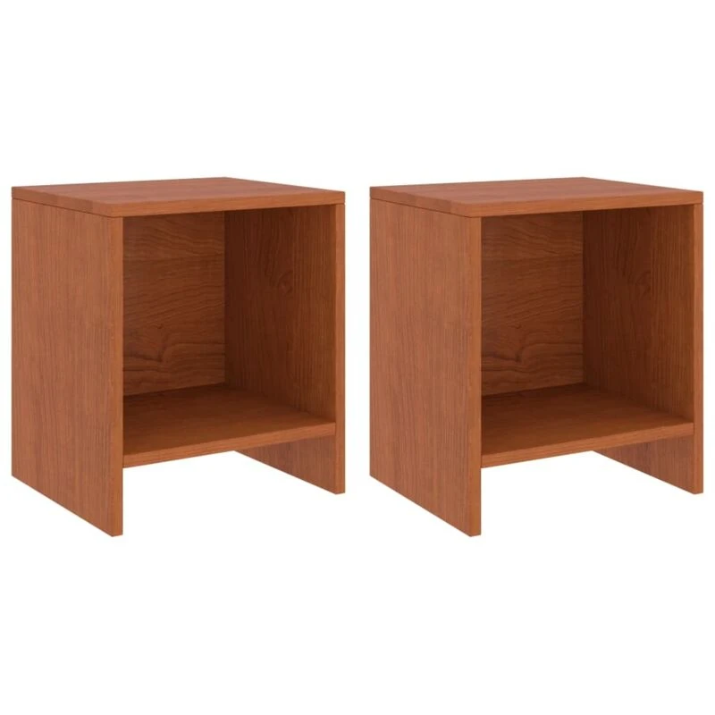 Image of VIDAXL Bedside Cabinets 2 pcs Honey Brown 35x30x40cm Solid Pinewood Vidaxl 8720286230824