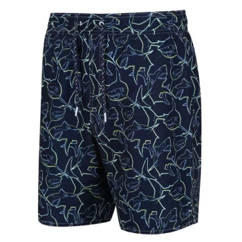 Image of Regatta Hamza Swim Short - Navy Shark
