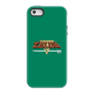 Image of Nintendo The Legend Of Zelda Retro Logo Phone Case - iPhone 5/5s - Tough Case - Matte