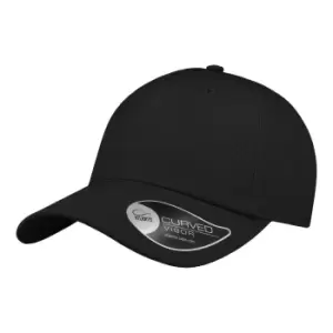 Image of Atlantis 5 Panel Structured Cap (One Size) (Black)