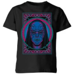 Image of Harry Potter Death Mask Kids T-Shirt - Black - 5-6 Years