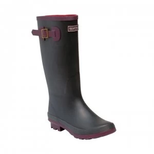 Image of Regatta Lady Fairweather II Cotton Lined Wellingtons - Iron/Prune