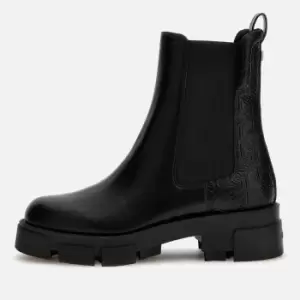 Image of Guess Womens Madla3 Leather Chelsea Boots - Black - UK 8