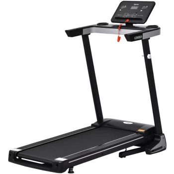 Image of Homcom - 500W Motorised Treadmill 1-12km/h Folding Frame w/ Wheels Preset Programs