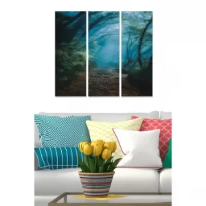 Image of MDF1882693 Multicolor Decorative MDF Painting (3 Pieces)