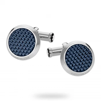 Image of Mont Blanc - Meisterstuck Cufflinks - Cufflinks - Blue
