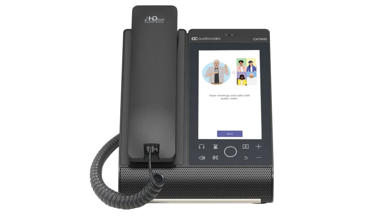 Image of AudioCodes Teams C470HD Total Touch IP-Phone PoE GbE