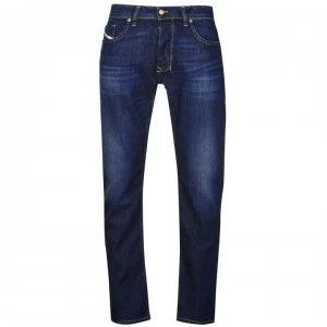 Image of Diesel Larkee Straight Jeans - Dark Navy 82AY