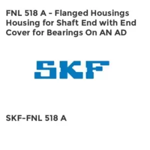 Image of FNL 518 A - Flanged Housings Housing for Shaft End with End Cover for Bearings On AN AD