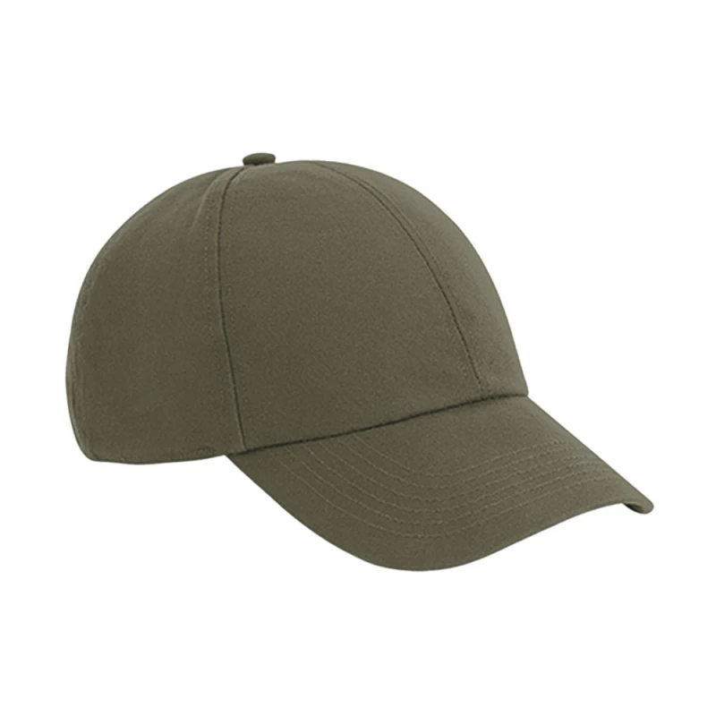 Image of Beechfield Beechfield Men Cotton Baseball Cap in Dark Olive Dark Olive One Size Male 5063425300099
