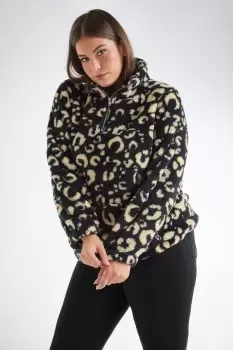 Image of Half Zip Fleece Sweatshirt