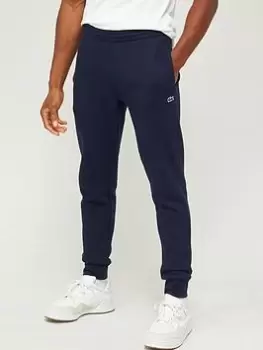 Image of Lacoste Logo Jersey Joggers, Navy, Size 3XL, Men