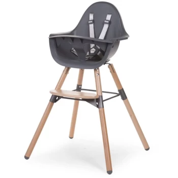 Image of Childhome - 2-in-1 Baby High Chair Evolu 2 Anthracite CHEVOCHNA - Anthracite