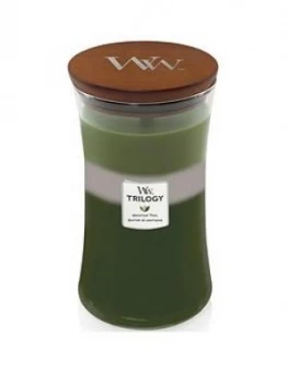 Image of Woodwick Large Hourglass Trilogy Candle ; Mountain Trail