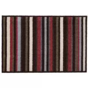 Image of Washamat Recylon Design Berry Stripe Mat 75X50Cm