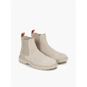 Image of Calvin Klein Jeans Eva Mid Chelsea Boot Suede - White