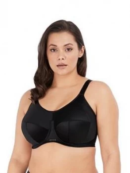 Image of Elomi Energise Sports Bra - Black, Size 42, Women