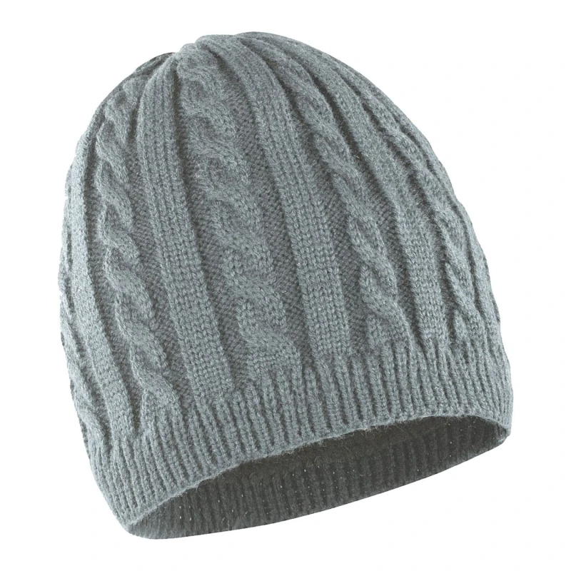 Image of Result Result Men Mariner Knitted Hat in Grey Grey One Size Male 5063527355355