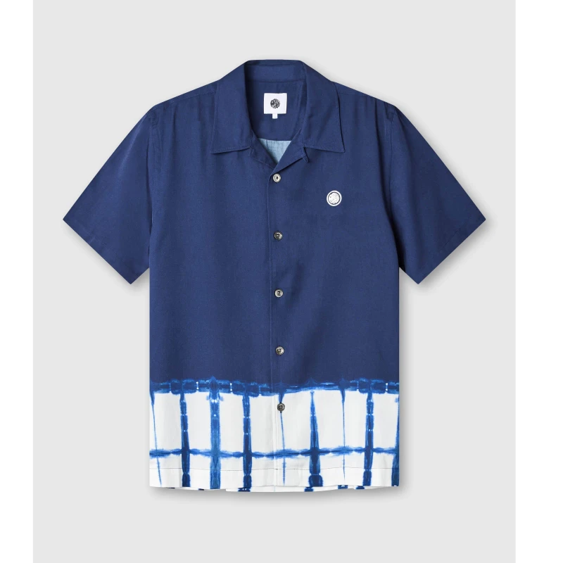 Image of Pretty Green PG Anaheim TyeDye SS - Blue Blue XS