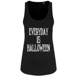 Image of Grindstore Womens/Ladies Everyday Is Halloween Vest Top (S) (Black)