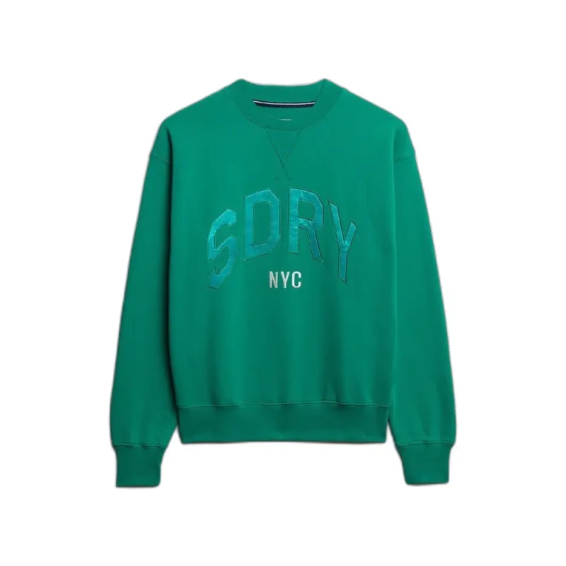 Image of Superdry Womens round-neck sweatshirt Superdry Varsity Vert Female XS
