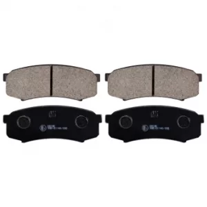 Image of Brake Pad Set 16732 by Febi Bilstein Rear Axle