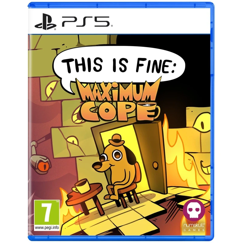 Image of Numskull This Is Fine: Maximum Cope PS5 unisex One Size