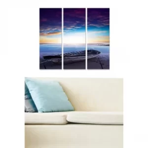 Image of MDF85190092 Multicolor Decorative MDF Painting (3 Pieces)