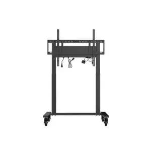 Image of Double column electric floor lift on wheels