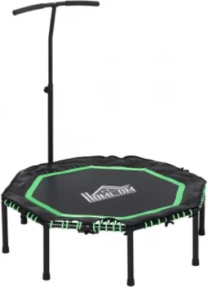 Image of HOMCOM 45" Mini Hexagon Steel Frame Trampoline w/ Adjustable Handle Green