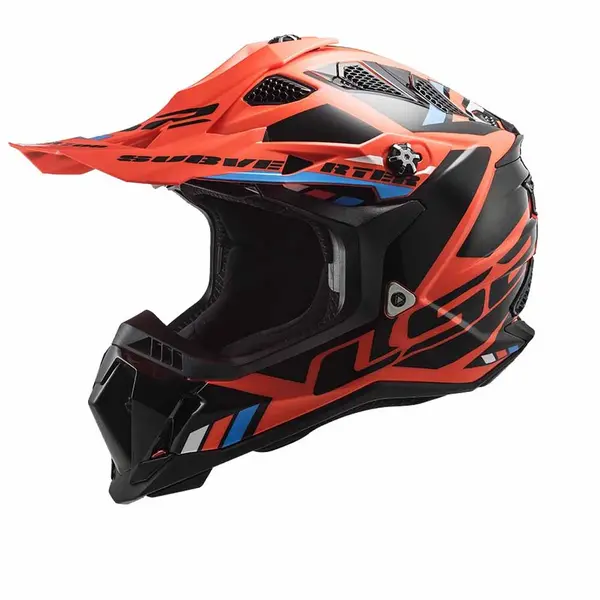 Image of LS2 MX700 Subverter Stomp Fluo Orange Black Offroad Helmet Size S
