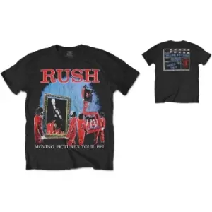 Image of Rush - 1981 Tour Unisex XX-Large T-Shirt - Black