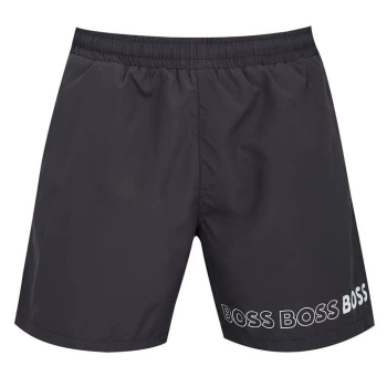 Image of Boss Dolphin Swim Shorts - Grey