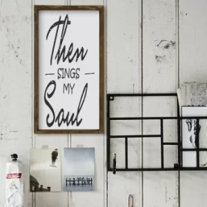 Image of KZM322 Brown White Black Decorative Framed MDF Painting