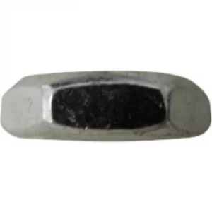 Image of TOOLCRAFT 827814 Hexagonal nuts M3 DIN 439 Steel zinc plated 100 pc(s)