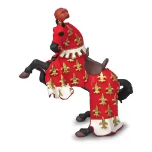 Image of PAPO Fantasy World Red Prince Philip's Horse Toy Figure, Three Years or Above, Red/Brown (39257)