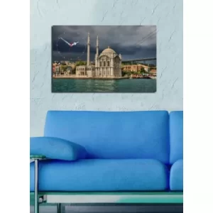 Image of 5070CS-63 Multicolor Decorative Canvas Wall Clock